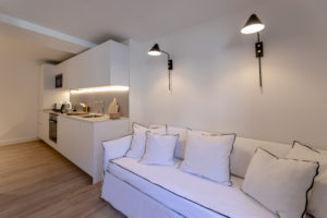 Salon avec cuisine Hôtel Occitanie - hôtel proche espagne - v